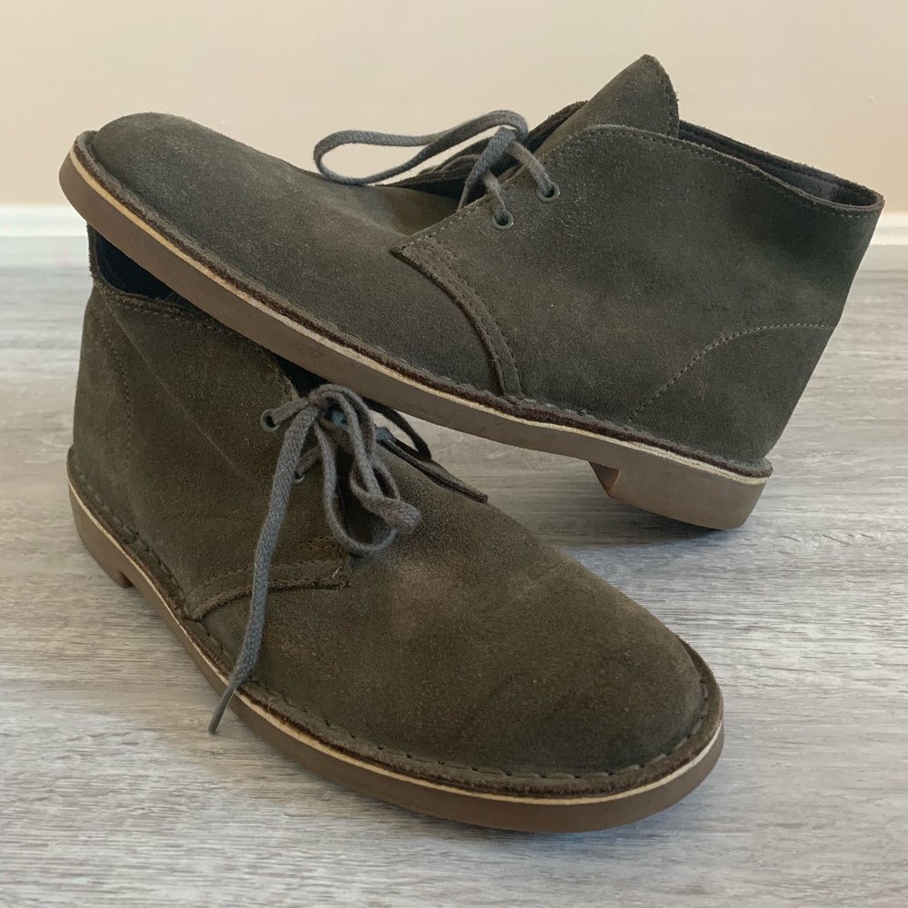 Clarks Mens Bushacre Sand Suede 33976 desert boot